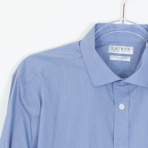 Lauren Ralph Lauren Mens Slim Fit Button Down Shirt Size XL Long Sleeve Office - Picture 3 of 8